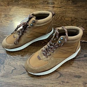 Madewell Leather high top sneakers size 8